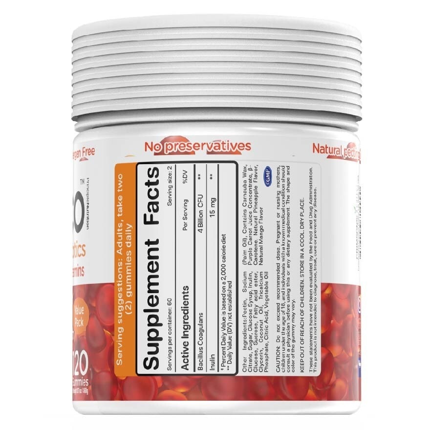 Pre And Probiotics (Promotes Digestive, Joint, Heart Health) 120s