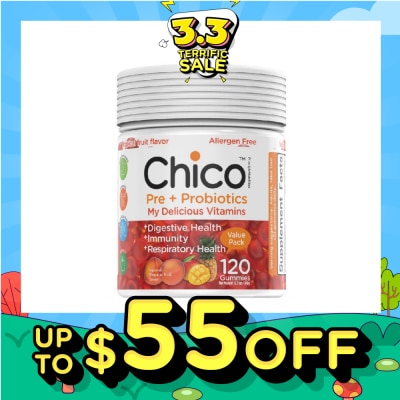 CHICO Pre And Probiotics (Promotes Digestive, Joint, Heart Health) 120s (Expiry: Oct`2026)