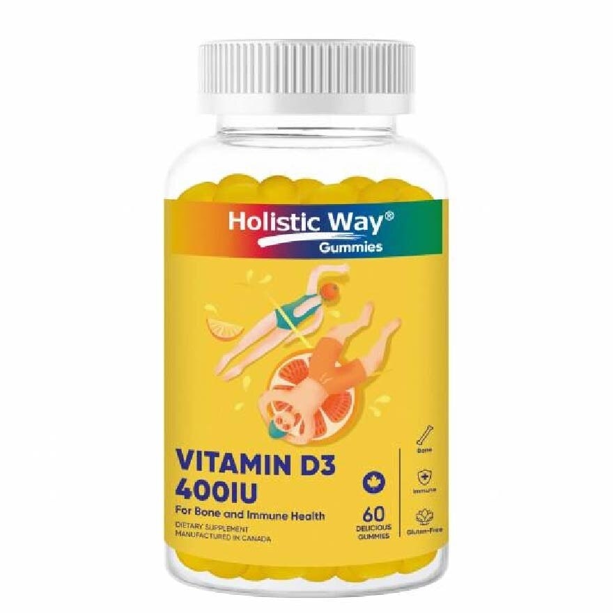 Vitamin D3 400Iu Gummy (For Healthy Bones And Teeth) 60s