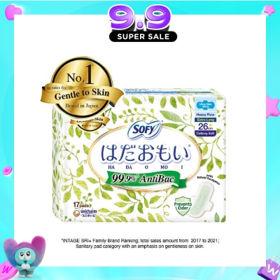 SOFY - Hadaomoi Anti-Bacterial Day Ultra Slim Wing 26cm 17s image