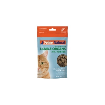 FELINE NATURAL - Lamb Healthy Bites Cat Treats 50g