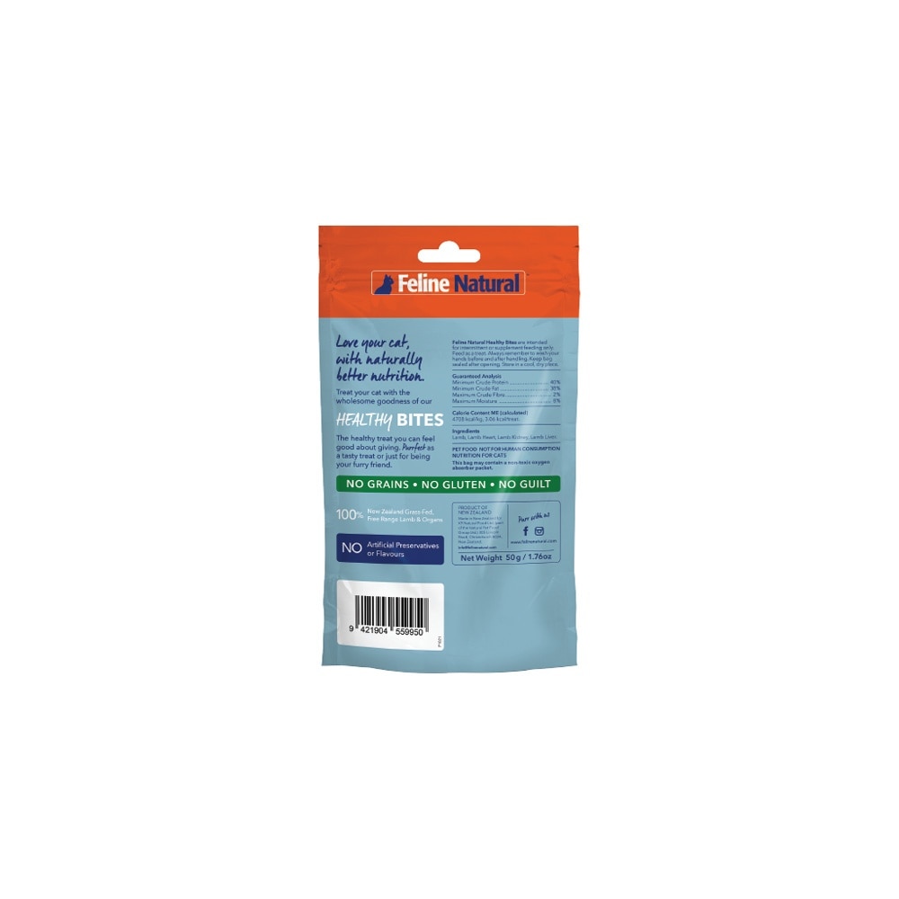 Lamb Healthy Bites Cat Treats 50g