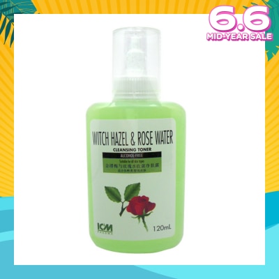 ICM PHARMA Witch Hazel & Rose Water Cleansing Toner 120mL