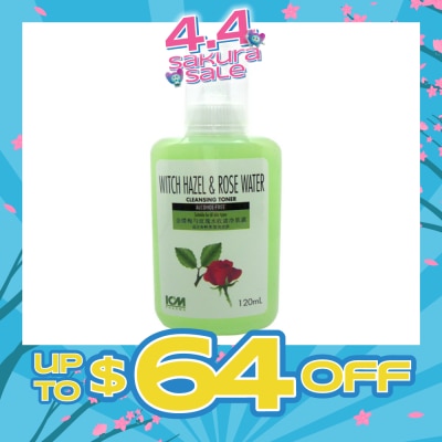 ICM PHARMA - Witch Hazel & Rose Water Cleansing Toner 120mL