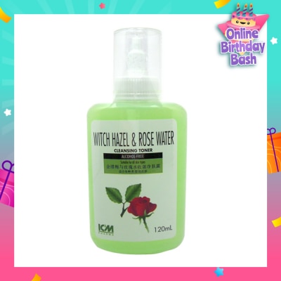 ICM PHARMA Witch Hazel & Rose Water Cleansing Toner 120mL