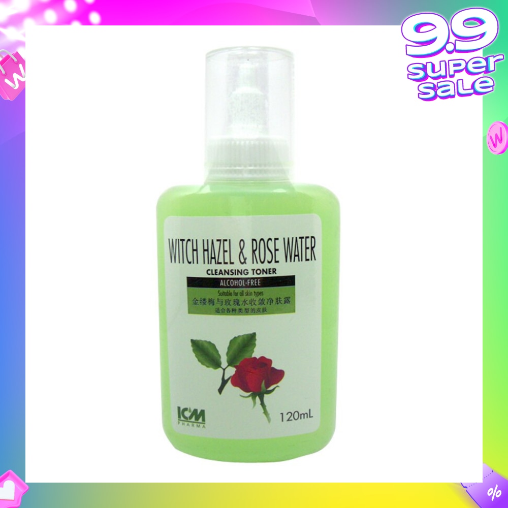 Witch Hazel & Rose Water Cleansing Toner 120mL