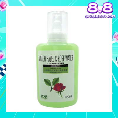 ICM PHARMA Witch Hazel & Rose Water Cleansing Toner 120mL