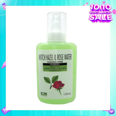 ICM PHARMA Witch Hazel & Rose Water Cleansing Toner 120mL