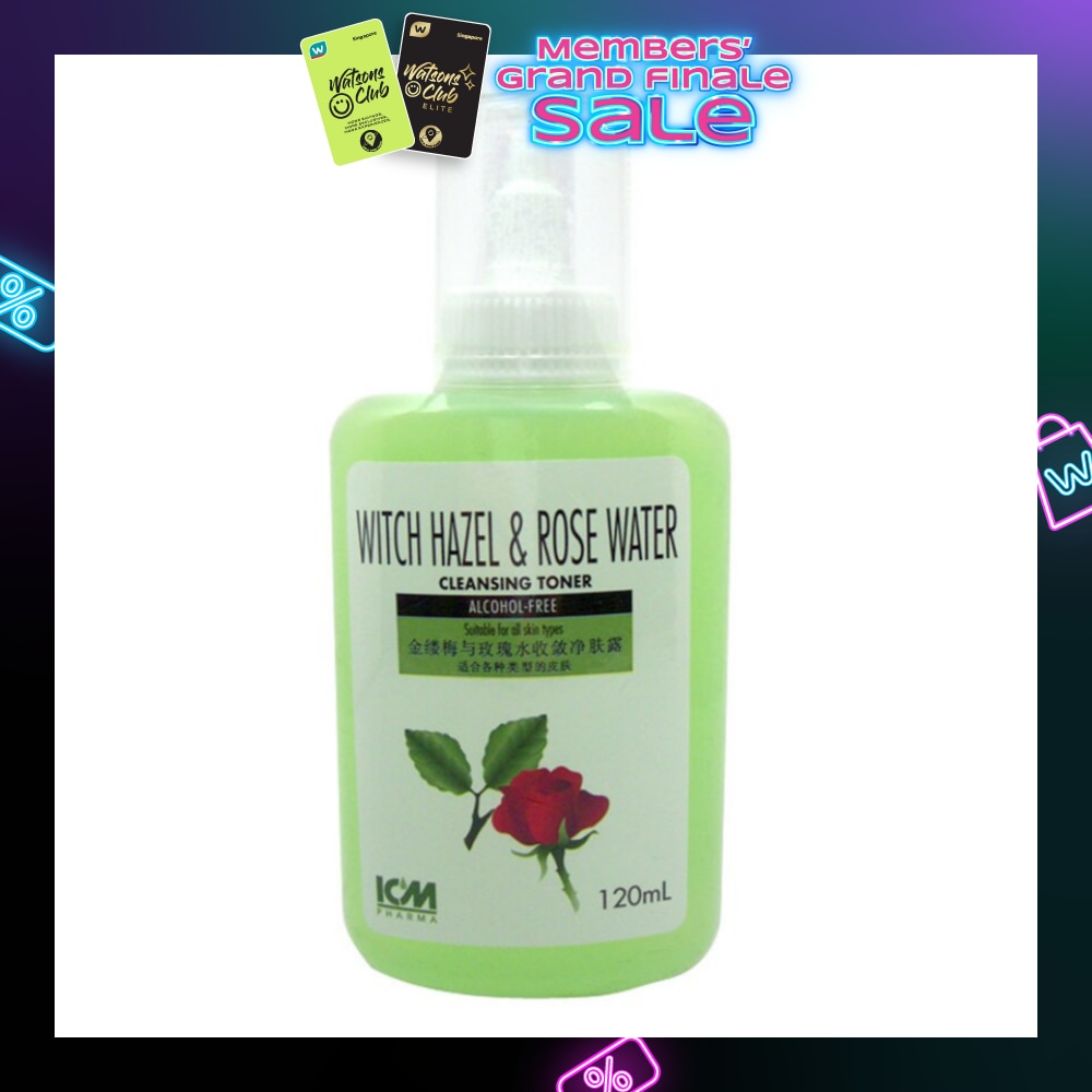 Witch Hazel & Rose Water Cleansing Toner 120mL