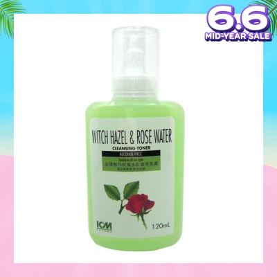 ICM PHARMA Witch Hazel & Rose Water Cleansing Toner 120mL