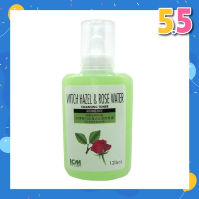 ICM PHARMA Witch Hazel & Rose Water Cleansing Toner 120mL