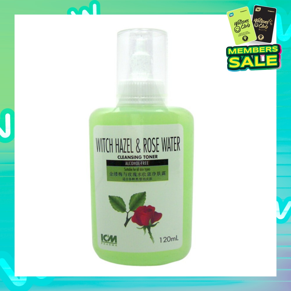 Witch Hazel & Rose Water Cleansing Toner 120mL