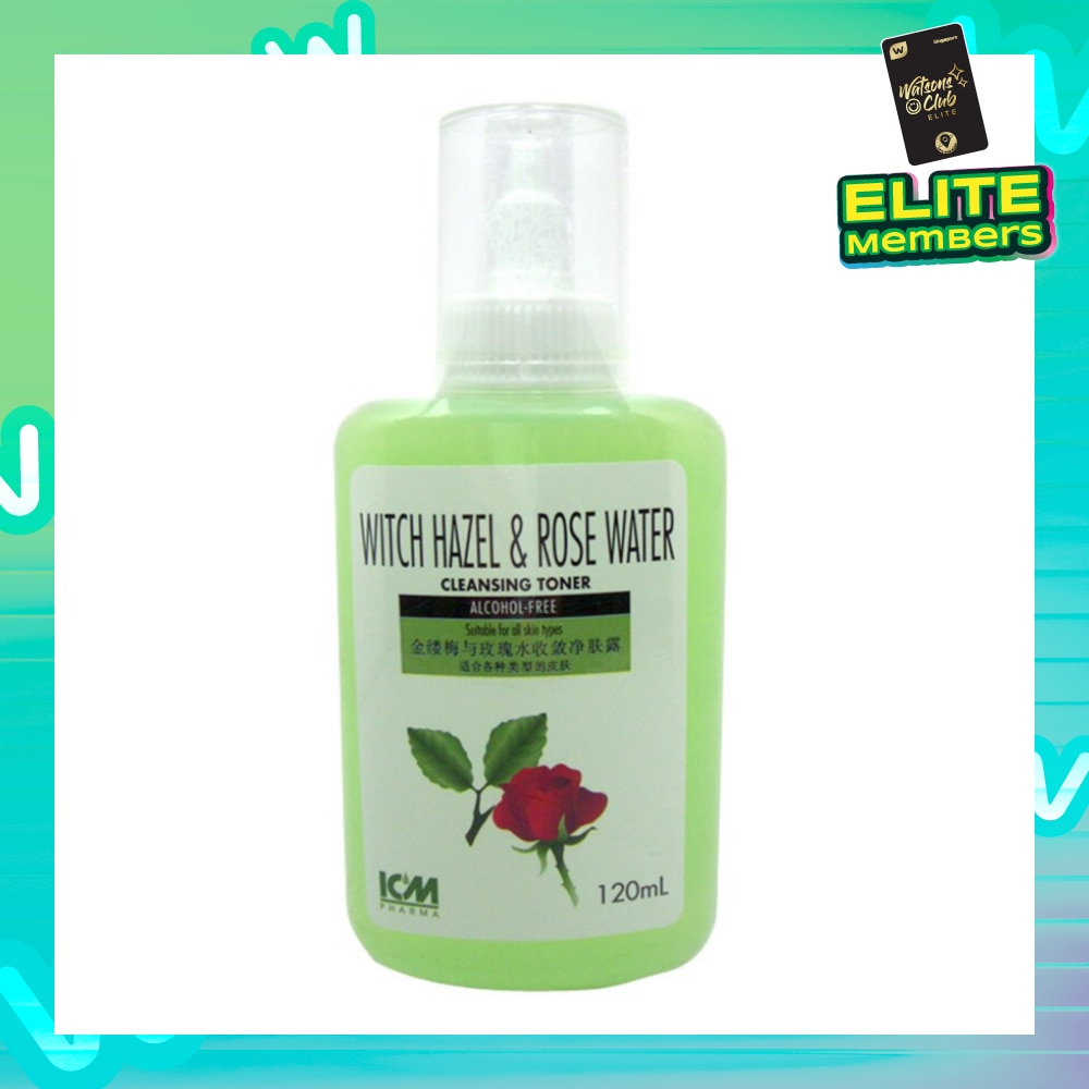 Witch Hazel & Rose Water Cleansing Toner 120mL