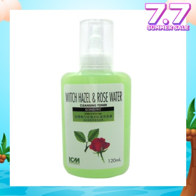 ICM PHARMA Witch Hazel & Rose Water Cleansing Toner 120mL