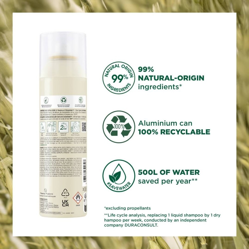 Ultra-Gentle Dry Oat & Ceramide Shampoo (To Gently Cleanses, Re[airs Damage & Protect Scalp & Hair) 150ml