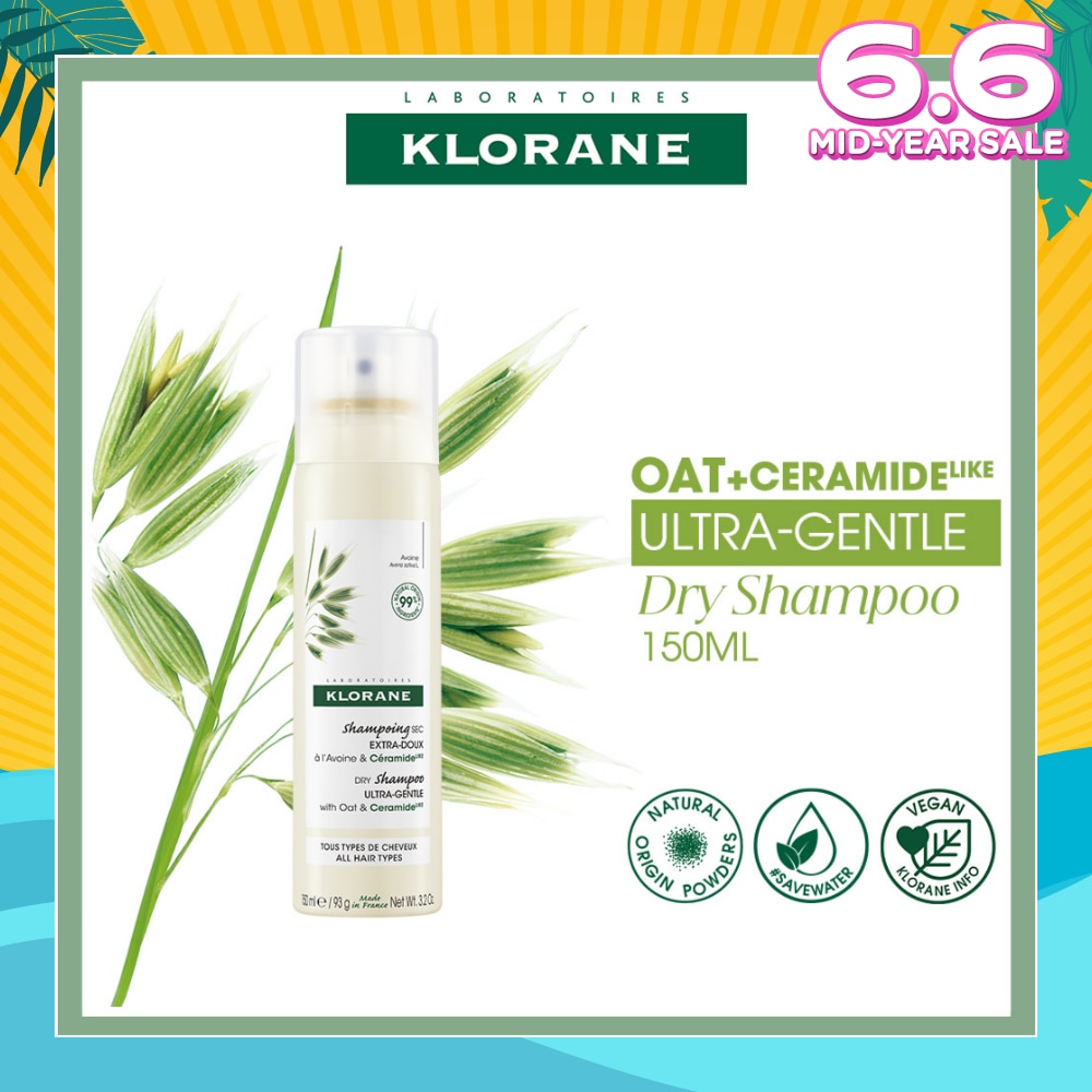 Ultra-Gentle Dry Oat & Ceramide Shampoo (To Gently Cleanses, Re[airs Damage & Protect Scalp & Hair) 150ml