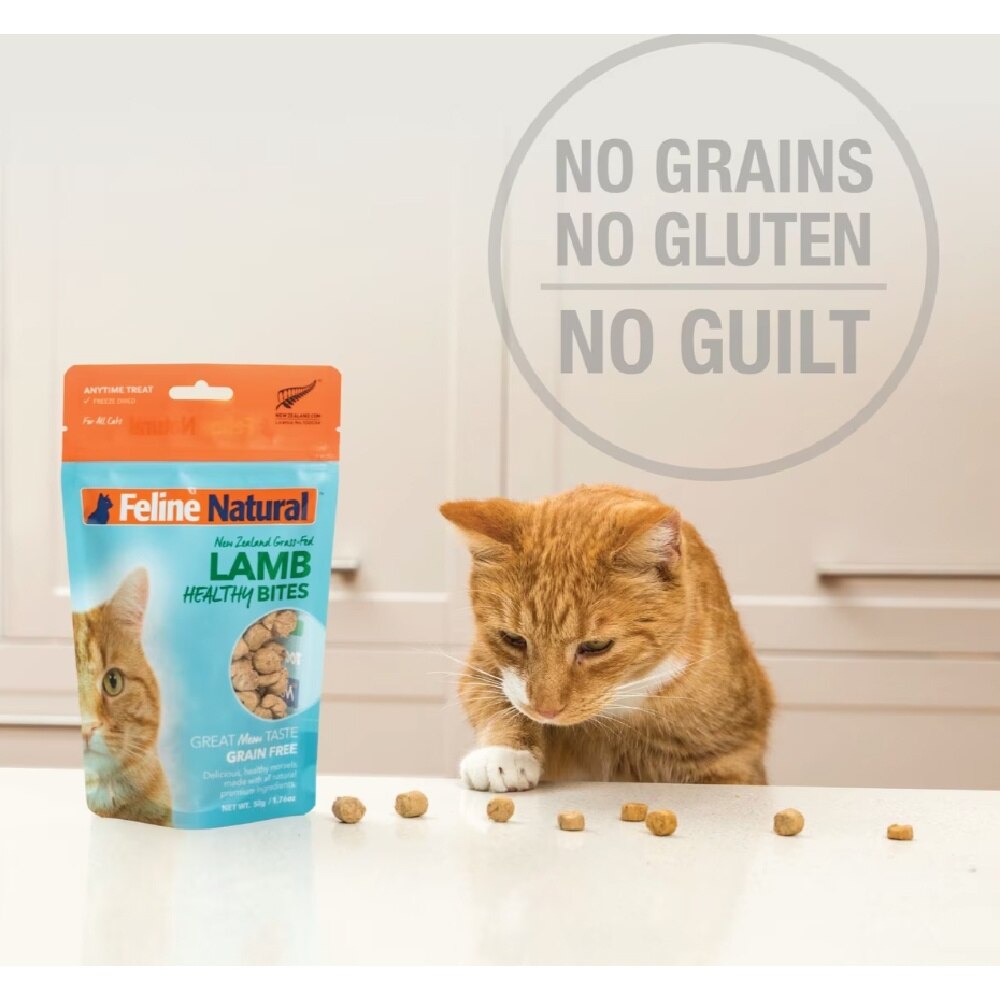 Beef Healthy Bites Cat Treats 50g image