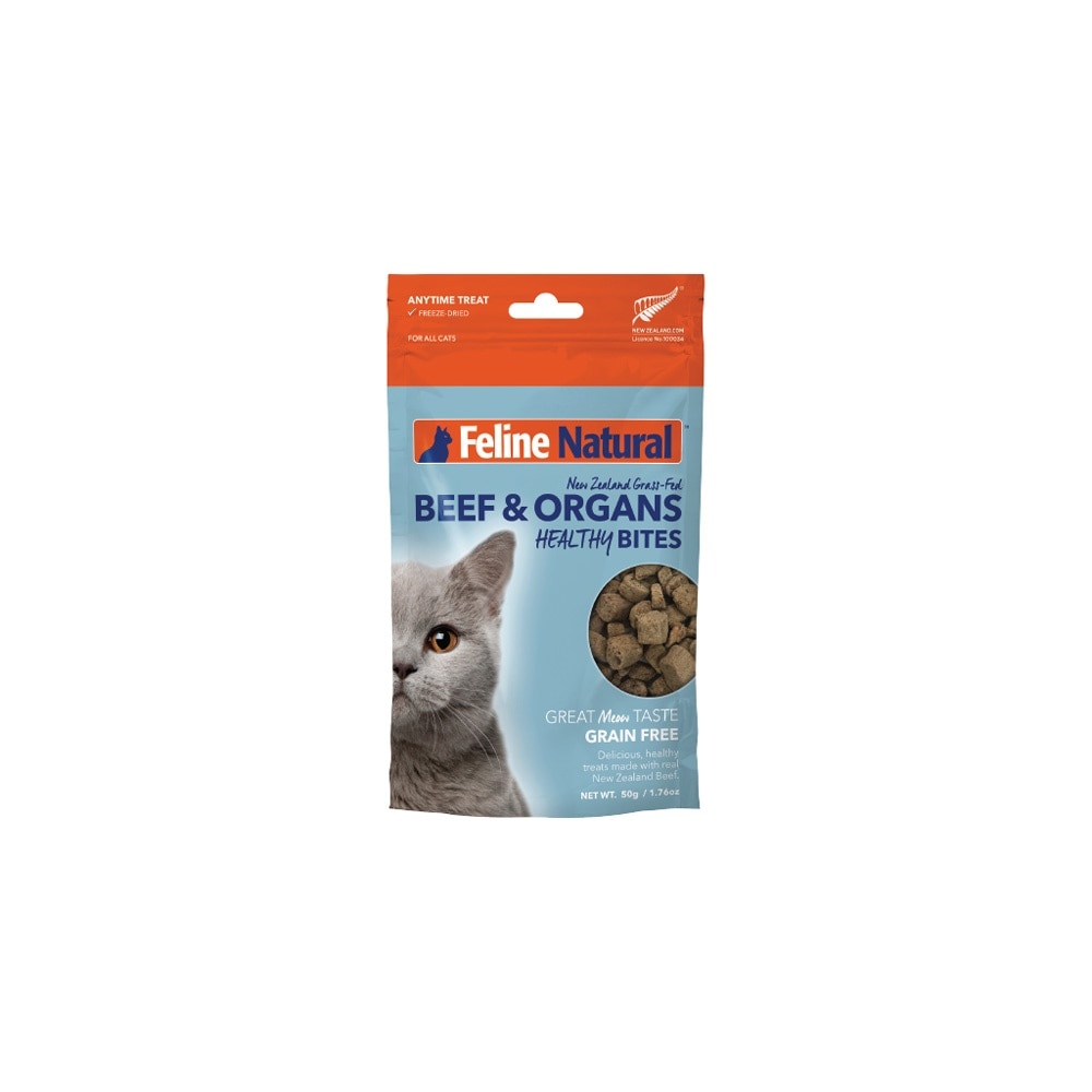 Beef Healthy Bites Cat Treats 50g image