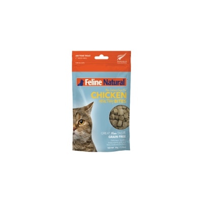 FELINE NATURAL - Chicken Healthy Bites Cat Treats 50g