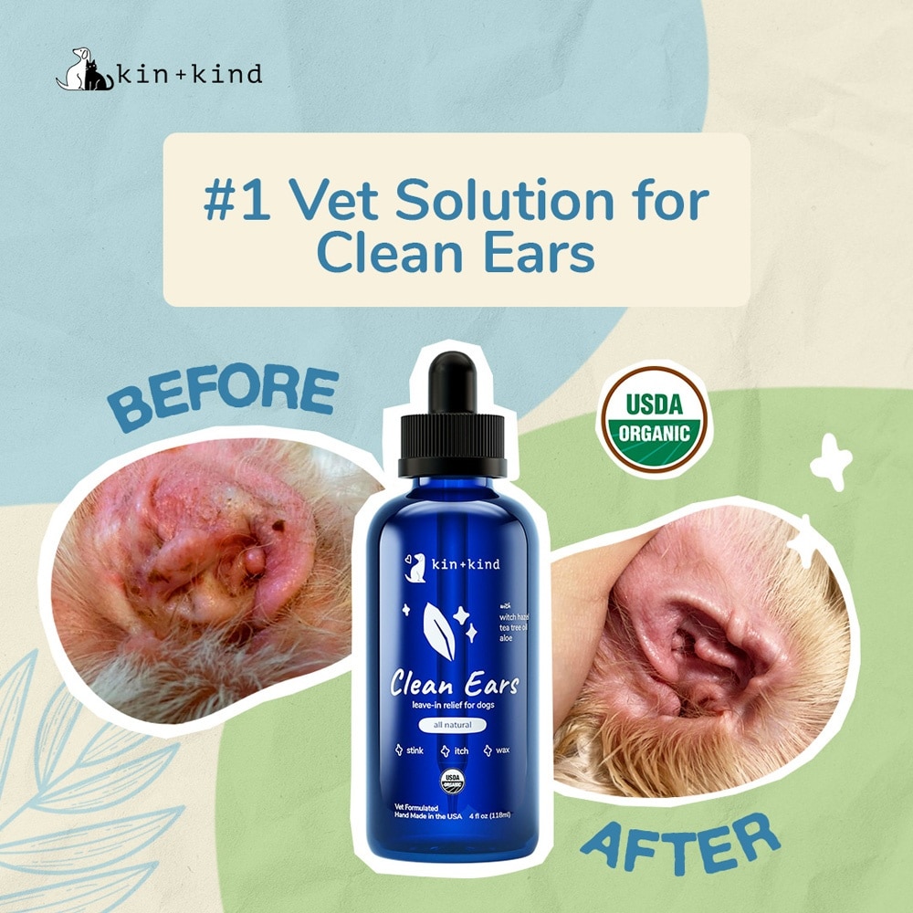 Organic Clean Ears for Dog 118ml