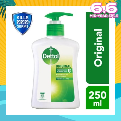 DETTOL Anti-Bacterial Liquid Hand Wash Original (Kills 99.9% Germs) 250ml