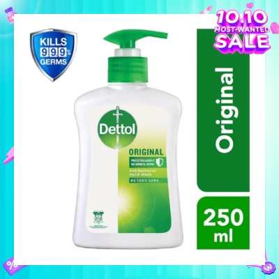 DETTOL Anti-Bacterial Liquid Hand Wash Original (Kills 99.9% Germs) 250ml