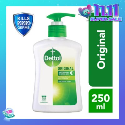 DETTOL Anti-Bacterial Liquid Hand Wash Original (Kills 99.9% Germs) 250ml