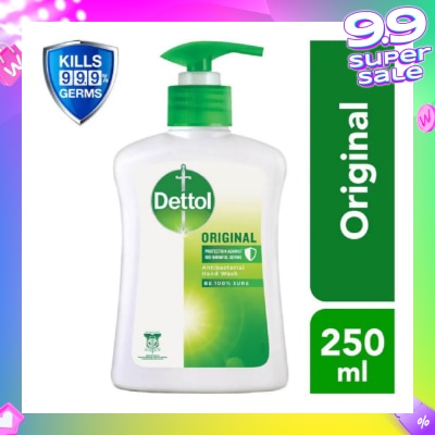 DETTOL Anti-Bacterial Liquid Hand Wash Original (Kills 99.9% Germs) 250ml