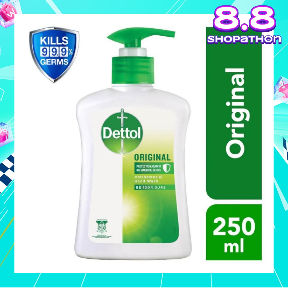 Anti-Bacterial Liquid Hand Wash Original (Kills 99.9% Germs) 250ml