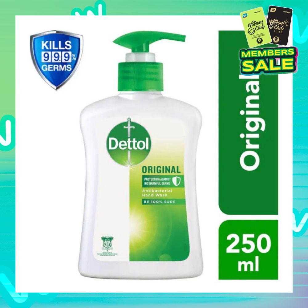 Anti-Bacterial Liquid Hand Wash Original (Kills 99.9% Germs) 250ml