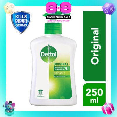 DETTOL - Anti-Bacterial Liquid Hand Wash Original (Kills 99.9% Germs) 250ml