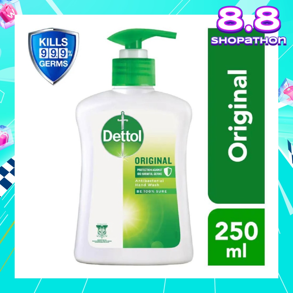 Anti-Bacterial Liquid Hand Wash Original (Kills 99.9% Germs) 250ml