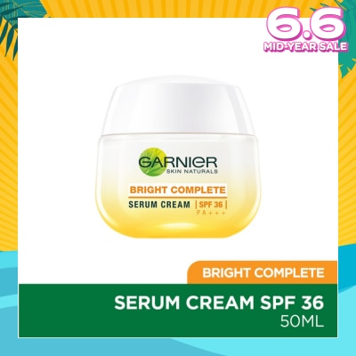 GARNIER Bright Complete Multi-Action Serum Brightening Day Cream SPF 30 PA+++ 50ml