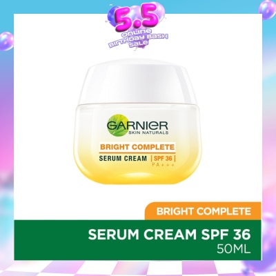 GARNIER - Bright Complete Multi-Action Serum Brightening Day Cream SPF 30 PA+++ 50ml