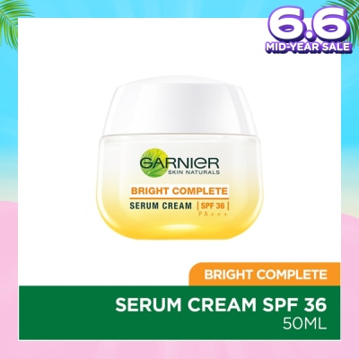 GARNIER Bright Complete Multi-Action Serum Brightening Day Cream SPF 30 PA+++ 50ml