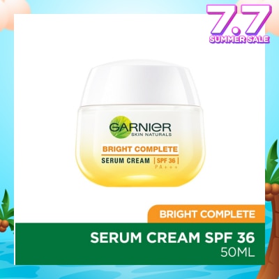 GARNIER Bright Complete Multi-Action Serum Brightening Day Cream SPF 30 PA+++ 50ml