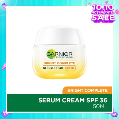 GARNIER Bright Complete Multi-Action Serum Brightening Day Cream SPF 30 PA+++ 50ml