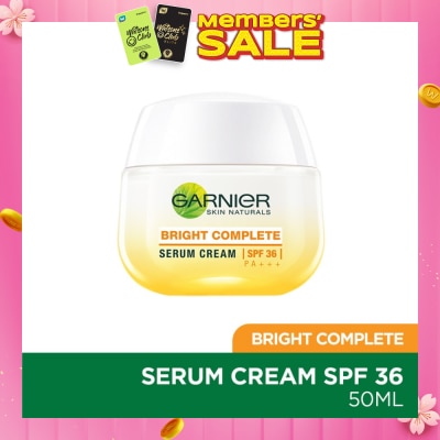 GARNIER Bright Complete Multi-Action Serum Brightening Day Cream SPF 30 PA+++ 50ml