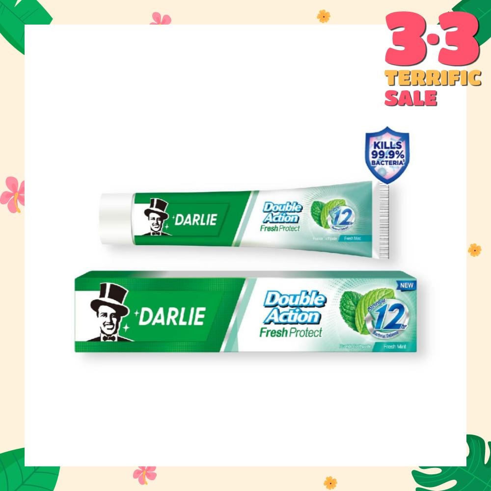 Double Action Fresh Protect Toothpaste Fresh Mint (12 Hour Bacterial Defense) 180g