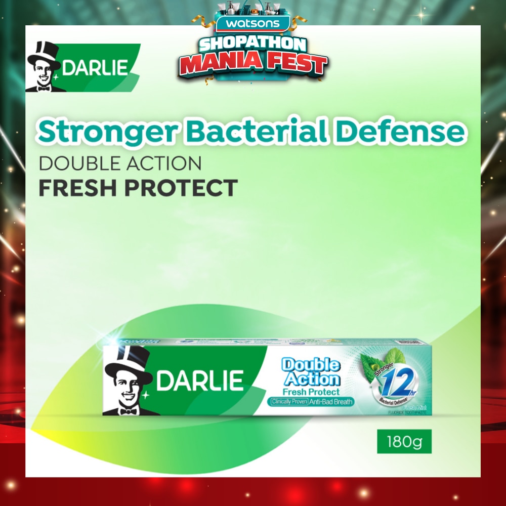 Double Action Fresh Protect Freshness Toothpaste Fresh Mint 180g