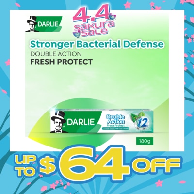 DARLIE - Double Action Fresh Protect Freshness Toothpaste Fresh Mint 180g