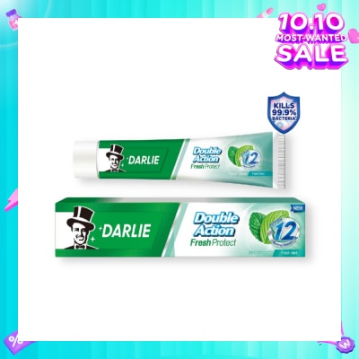 DARLIE Double Action Fresh Protect Toothpaste Fresh Mint (12 Hour Bacterial Defense) 180g