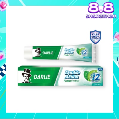 DARLIE Double Action Fresh Protect Toothpaste Fresh Mint (12 Hour Bacterial Defense) 180g