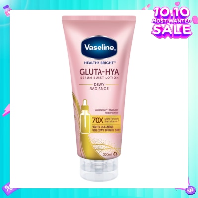VASELINE Healthy Bright Gluta-Hya Serum Burst Lotion Dewy Radiance (For Bright & Glowing Skin) 300ml