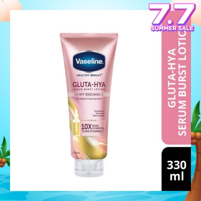 VASELINE Healthy Bright Gluta-Hya Serum Burst Lotion Dewy Radiance (For Bright & Glowing Skin) 330ml