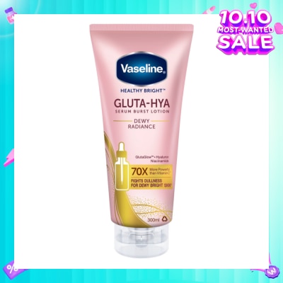VASELINE Healthy Bright Gluta-Hya Serum Burst Lotion Dewy Radiance (For Bright & Glowing Skin) 300ml