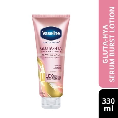 VASELINE Healthy Bright Gluta-Hya Serum Burst Lotion Dewy Radiance (For Bright & Glowing Skin) 330ml