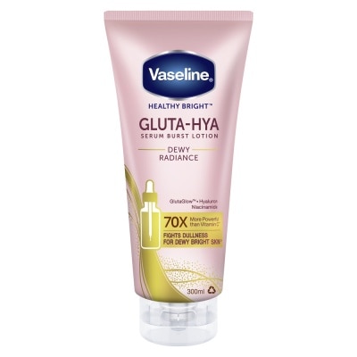 VASELINE Healthy Bright Gluta-Hya Serum Burst Lotion Dewy Radiance (For Bright & Glowing Skin) 300ml