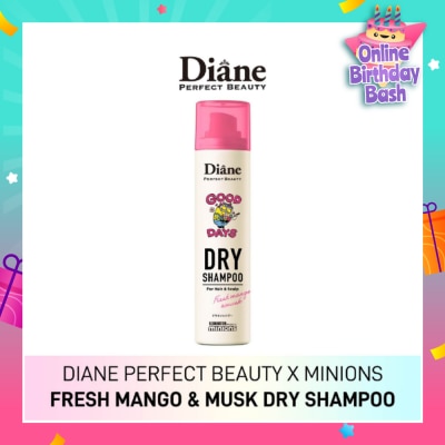 MOIST DIANE Perfect Beauty FT Minions Dry Shampoo Fresh Mango & Musk 95g