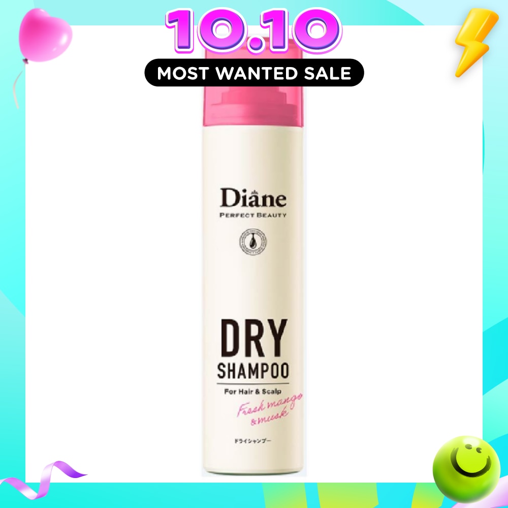 Perfect Dry Shampoo Fresh Mango & Musk (Instantly Refreshes Oily Hair & Scalp, Travel Sized) 40g image